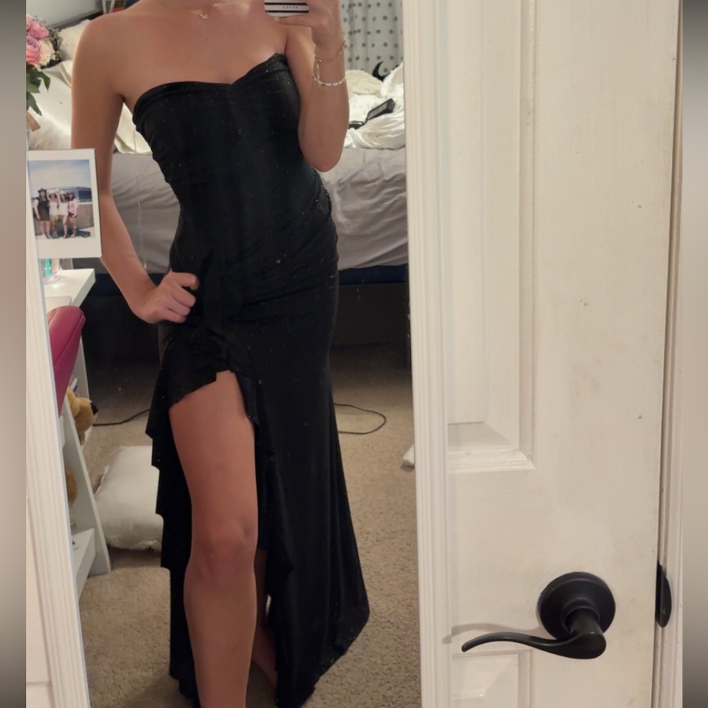 Chic Black Evening Prom Dress